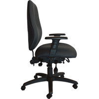 Horizon Seating 690-01HDSS-WAAT-PX901 Chaises ergonomiques robustes Cierra , Tissu, Noir, Capacit&eacute; 400 lb