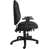 Cierra™ Heavy Duty Ergonomic Chairs, Fabric, Black, 400 lbs. Capacity OP256 | TENAQUIP