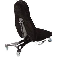 Flex 2™ Ergonomic Welding Chair, Mobile, Adjustable, 30", Fabric Seat, Black/Grey OP274 | TENAQUIP