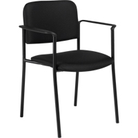 Offices To Go MVL2747 JN02 BLK Stacking Chairs, Fabric, 32" High, 300 lbs. Capacity, Black