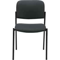 Offices To Go MVL2748 JN11 BLK Armless Stacking Chairs, Fabric, 32" High, 300 lbs. Capacity, Charcoal
