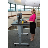 Luxor H. Wilson STANDE-48-AG/DW Adjustable Stand-Up Desk