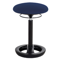 Safco 3000BU Twixt Ergonomic Chair, Stationary, Adjustable Height, 250 lbs. Capacity