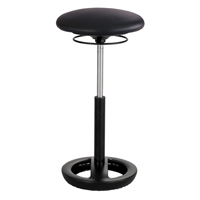 Safco 3001BV Twixt Ergonomic Chair, Stationary, Adjustable Height, 250 lbs. Capacity