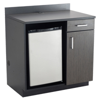 Safco 1705AN Modular Cabinet, Melamine, 39" H x 36" W x 25" D, Asian Night/Black
