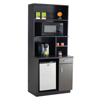 Safco 1705AN Modular Cabinet, Melamine, 39" H x 36" W x 25" D, Asian Night/Black
