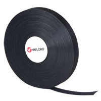 Velcro Companies 5111223 Attaches QWIK, Boucle et crochet, 25 vg x 3/4", Auto-aggripant, Noir