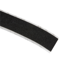 Velcro Companies 151395 Ruban d'attaches &agrave; profil bas, Boucle, 25 vg x 1", Adh&eacute;sif, Noir