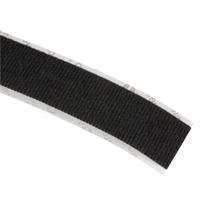 Low Profile Fastener Tape, Loop, 25 yds x 1", Adhesive, Black  OP761 | TENAQUIP