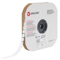 Velcro Companies 157659 Attache Velcoin, Boucle, 3/4" dia., Adh&eacute;sif, Blanc