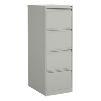 Offices To Go MVL25451 GRY Classeur vertical, Acier, 4 tiroirs, 18-1/7" la x 25" p x 52" h, Gris