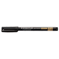 Staedtler 699629 Lumocolor&reg; Permanent Marker, Fine, Black