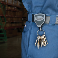 Super48™ Heavy-Duty Retractable Key Holder, Polycarbonate, 48" Cable, Belt Clip Attachment OQ354 | TENAQUIP