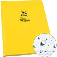 Maxi Bound Book, Hard Cover, Yellow, 160 Pages, 8-1/2" W x 11" L  OQ362 | TENAQUIP