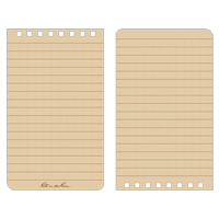Rite In The Rain 935T Pocket Top-Spiral Notebook, Soft Cover, Tan, 100 Pages, 3" W x 5" L