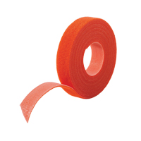 One-Wrap<sup>®</sup> Cable Management Tape, Hook & Loop, 25 yds x 5/8", Self-Grip, Orange OQ532 | TENAQUIP