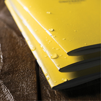 Rite In The Rain 311FX Notebook, Soft Cover, Yellow, 48 Pages, 4-5/8" W x 7" L
