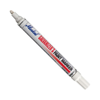 Removable Paint Marker, Liquid, White  OQ642 | TENAQUIP