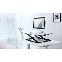 Goya™ Sit-Stand Workstation, Desktop Unit, 20" H x 31" W x 21-1/2" D, White OQ764 | TENAQUIP