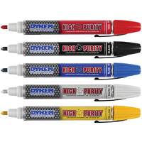Dykem 44729 Felt Tip Paint Marker, Liquid, White