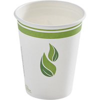 Bare<sup>®</sup> Compostable Hot Cups, Paper, 8 oz., Multi-Colour OQ931 | TENAQUIP