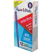 Paper Mate 3311131C Paper Mater&reg; Write Bros&reg; Ball Point Pen, Blue, 1 mm