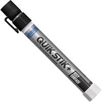 Markal 028883 Marqueur de peinture pour surfaces grasses Quik Stik+, B&acirc;ton plein, Noir