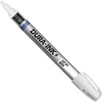 Markal 096310 Marqueur de peinture &agrave; leau Dura-Ink+ Easy Off, B&acirc;ton plein, Blanc