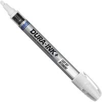 Markal 096320 Marqueur de peinture d&eacute;tergent Dura-Ink+ Easy Off, B&acirc;ton plein, Blanc