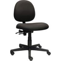 Ideal 730-14-LK902 Aspen Low Back Posture Task Chair, Fabric, Black, 275 lbs. Capacity