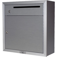 Canadian Mailbox Company 1600-DD  SURFACE MOUNT Collection Box, Surface -Mounted, 12-3/4" x 16-3/8", 2 Doors, Aluminum