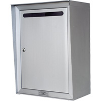 Canadian Mailbox Company 1600-1 WALL MOUNT Collection Box, Wall -Mounted, 16-3/16" x 6-3/8", Aluminum