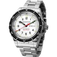 Marathon WW194021SS-0509 Arctic Edition Jumbo Day/Date Automatic with Stainless Steel Bracelet, Digital, Battery Operated, 46 mm, Silver