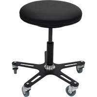 Synetik 508-00044 Tabouret Industriel OmniStool, Mobile, Ajustable, 22-1/2", Vinyle Si&egrave;ge