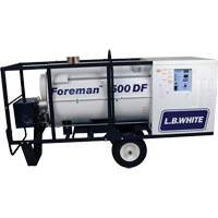 L.B. White FOREMAN 500DF Foreman&reg; 500 Indirect-fired Portable Heater, Radiant Heat, Natural Gas, 500000 BTU/H