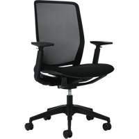 Offices To Go OTG13110 Kody High-Back Synchro-Tilter Chair, Mesh, Black, 300 lbs. Capacity
