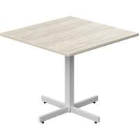 Offices To Go NL36SX-NGL Newland Height-Adjustable Square Table, 36" L x 36" W x 29" H, 1" Top, Laminate, Tan