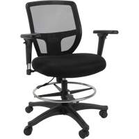 KLETON OR673 Tabouret de travail en maille, Mobile, Ajustable Hauteur, Capacit&eacute; 450 lb