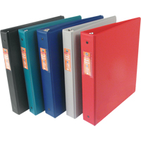 Wilson Jones 209544 Vinyl Binders, 11" x 8-1/2" x 2", Red