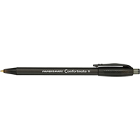 Paper Mate 6330187 ComfortMate Pen, Black, 1 mm, Retractable