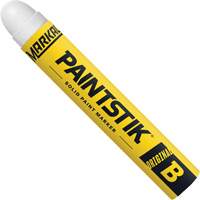 Markal 080220 Paintstik&reg; Original B&reg; Paint Marker, Solid Stick, White