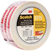 Scotch<sup>®</sup> 3775 Box Sealing Tape with Message, Hot Melt Adhesive, 2 mils, 48 mm (1-22/25") x 100 m (328') PA604 | TENAQUIP