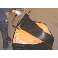 Goodwrappers 4G-18-4MRRBO Film &eacute;tirable, Calibre 80 (20,3 microm&egrave;tres), 18" x 1000', Noir opaque