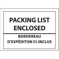 Belle-Pak FB101 Packing List Envelopes, 4" L x 5" W, Backloading Style