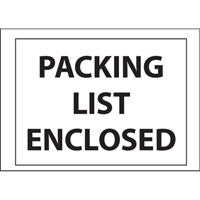Belle-Pak B101 Packing List Envelopes, 4" L x 5" W, Backloading Style