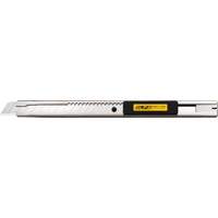 Olfa 5018 9mm SVR-1 Slide-Lock Knife, Steel, Stainless Steel Handle