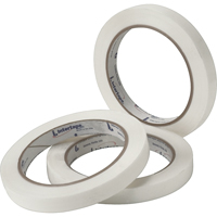 IPG 197...45 White General Purpose Strapping Tape, 2.7 mils Thick, 12 mm (47/100") x 54.864 m (180') 