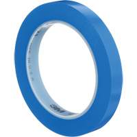 3M 471-1/2X36-BLU-IW Ruban en vinyle 471, 12 mm (1/2") la x 32,9 m (108') lo, 5,3 mils, Bleu