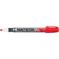 Markal 096962 Marqueur pour surfaces huileuses Paint-Riter +, Liquide, Rouge