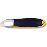 Olfa 1077171 Couteau de s&eacute;curit&eacute; autor&eacute;tractable automatique, 15 mm, Acier au carbone, Prise en Plastique